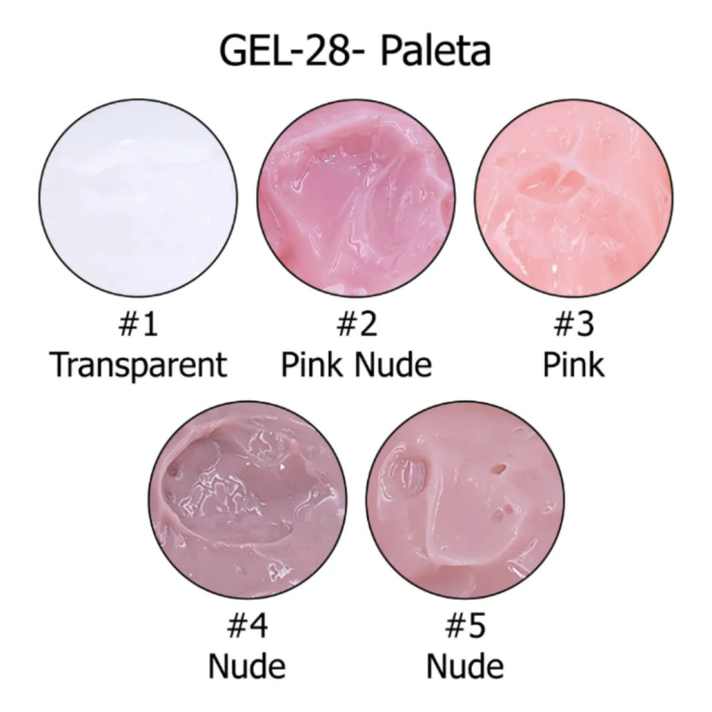 Gel De Alongamento Reconstrutor Hard 4 Nude Real Love 15Ml