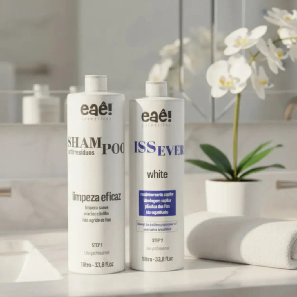 Kit Lissever Progressiva Sem Formol White 2X1L Eaê
