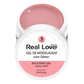 Gel De Alongamento Unha Com Glitter 05 Nude Real Love 15G