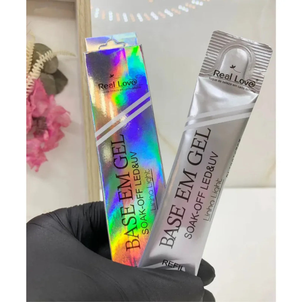 Kit C/3 Refil Base Em Gel Linha Light 10Ml - Real Love