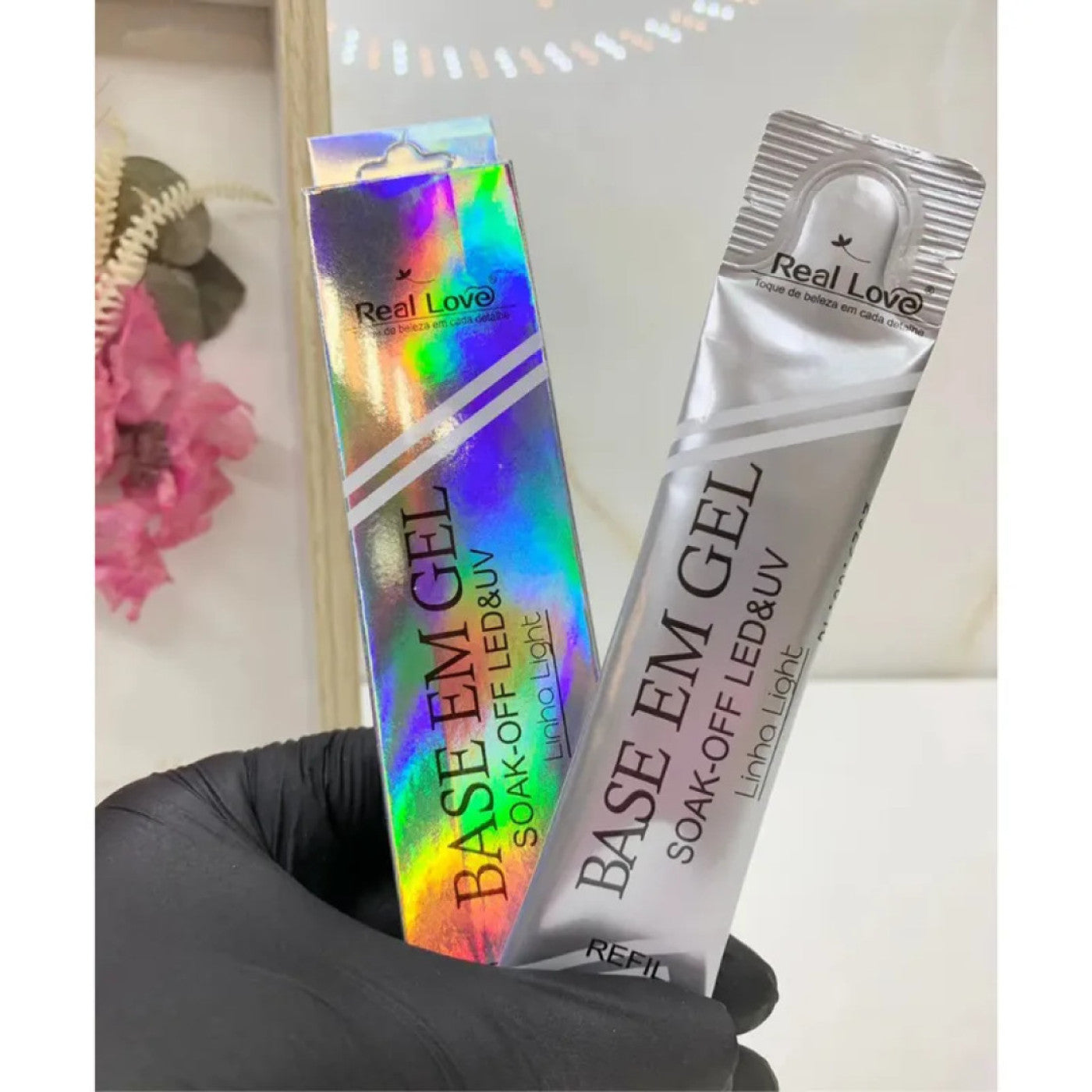 Kit C/3 Refil Base Em Gel Linha Light 10Ml - Real Love