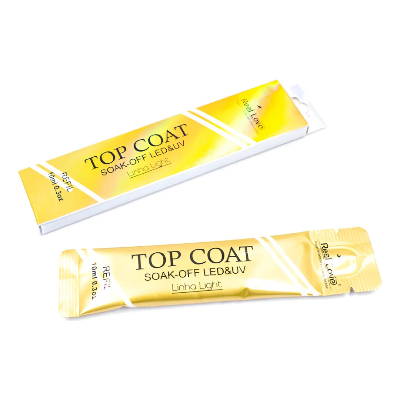 Refil Top Coat Linha Light 10Ml - Real Love