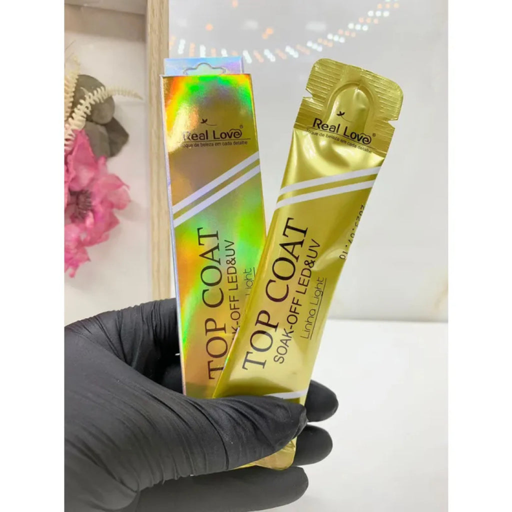 Refil Top Coat Linha Light 10Ml - Real Love