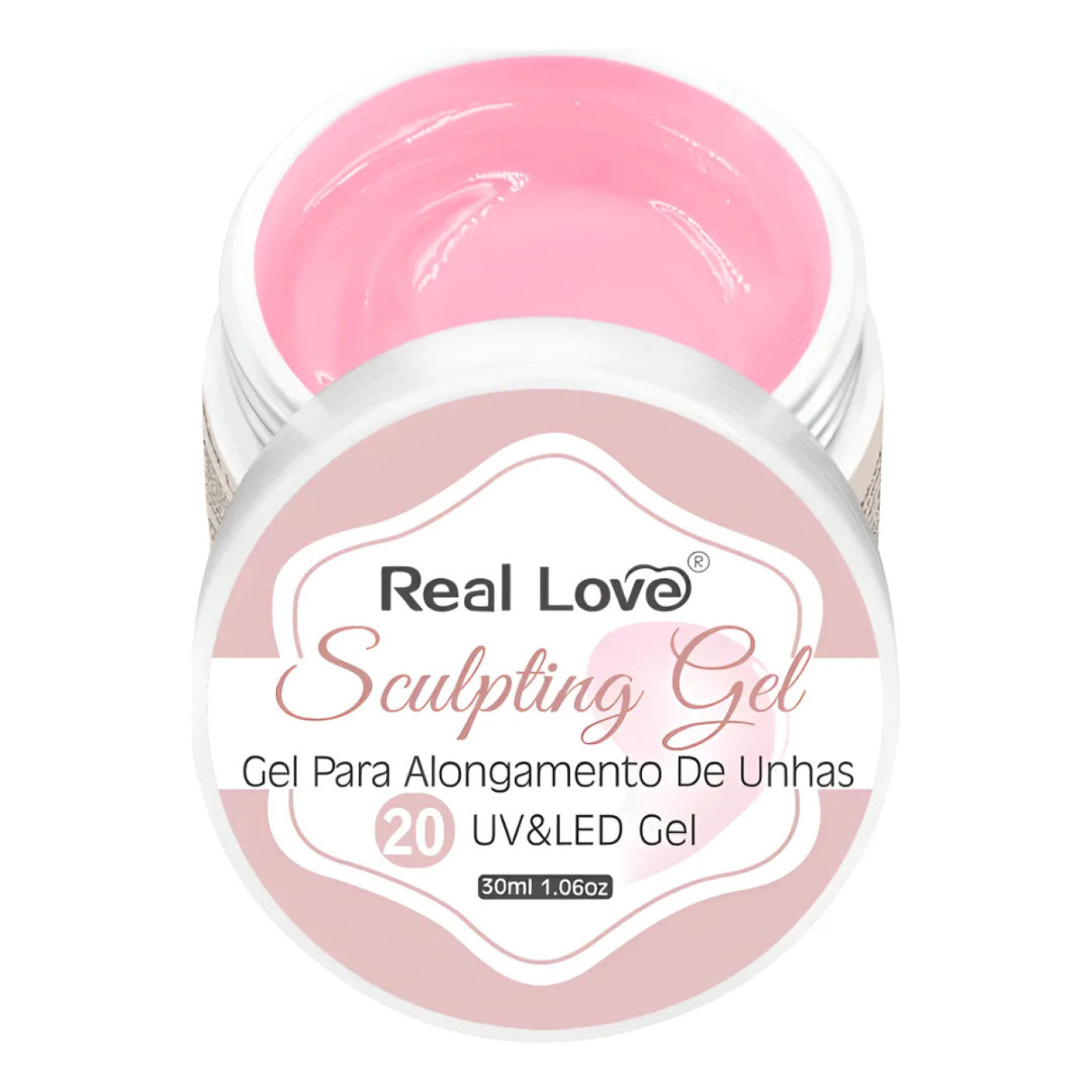Gel De Alongamento Sculpting Gel 20 Real Love 30Ml