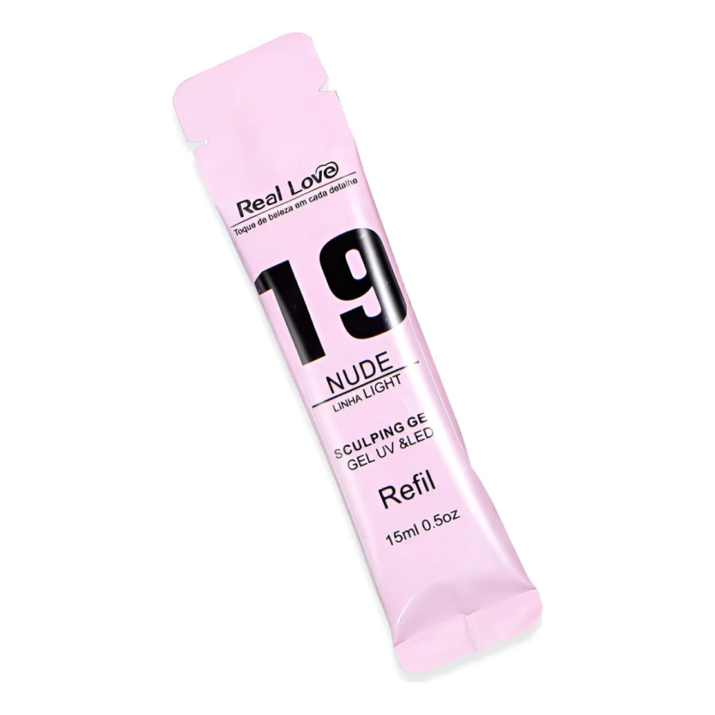 Gel Alongamento De Unha 19 Nude Uv/Led Refil Real Love 15G