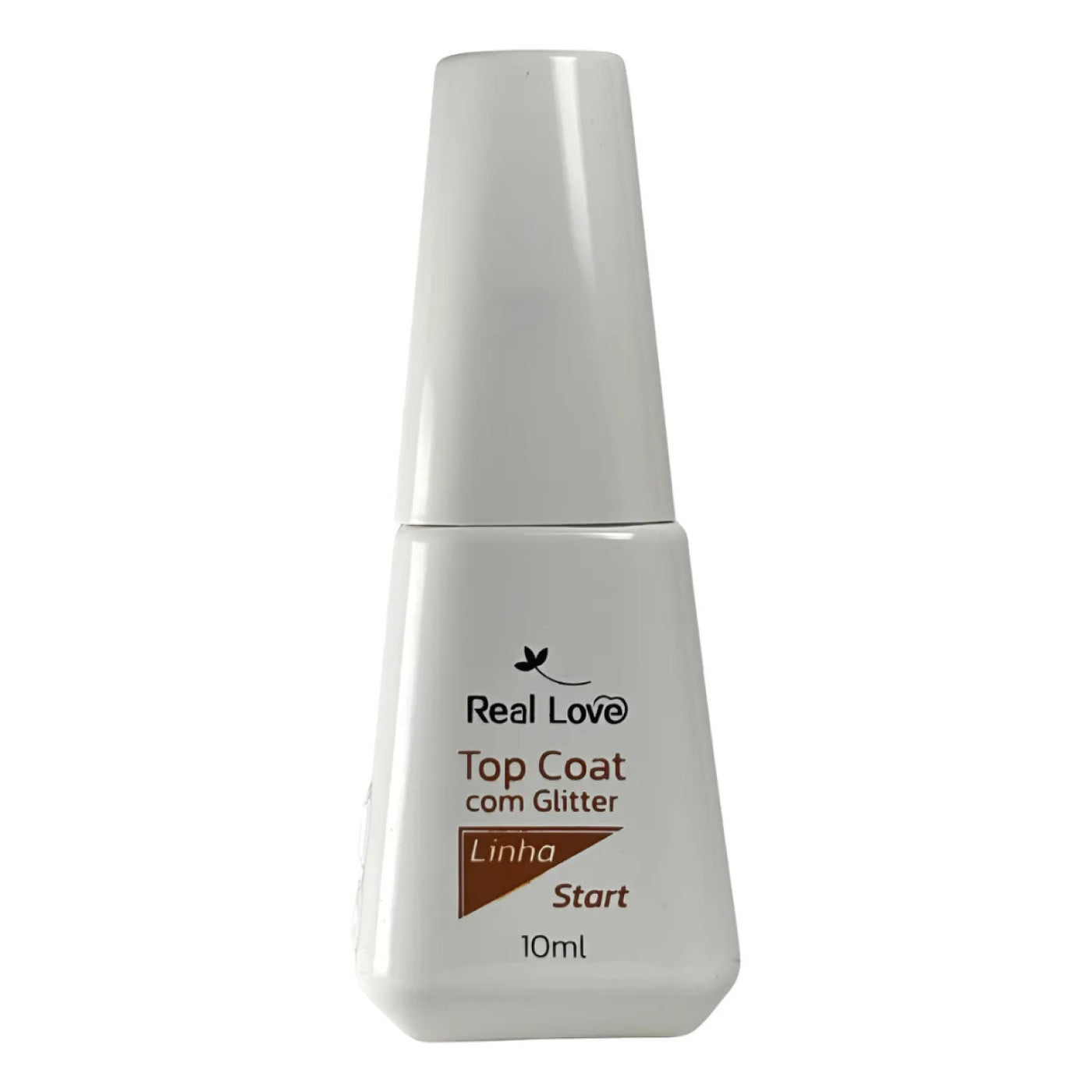 Top Com Glitter Para Unhas Linha Start 10Ml - Real Love