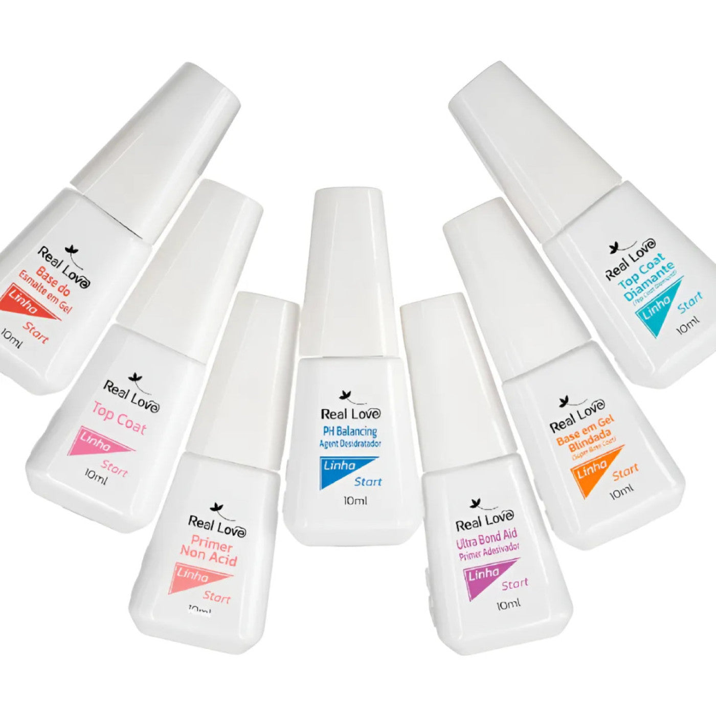 Kit C/7 Preparadores Linha Start Real Love 7X10Ml