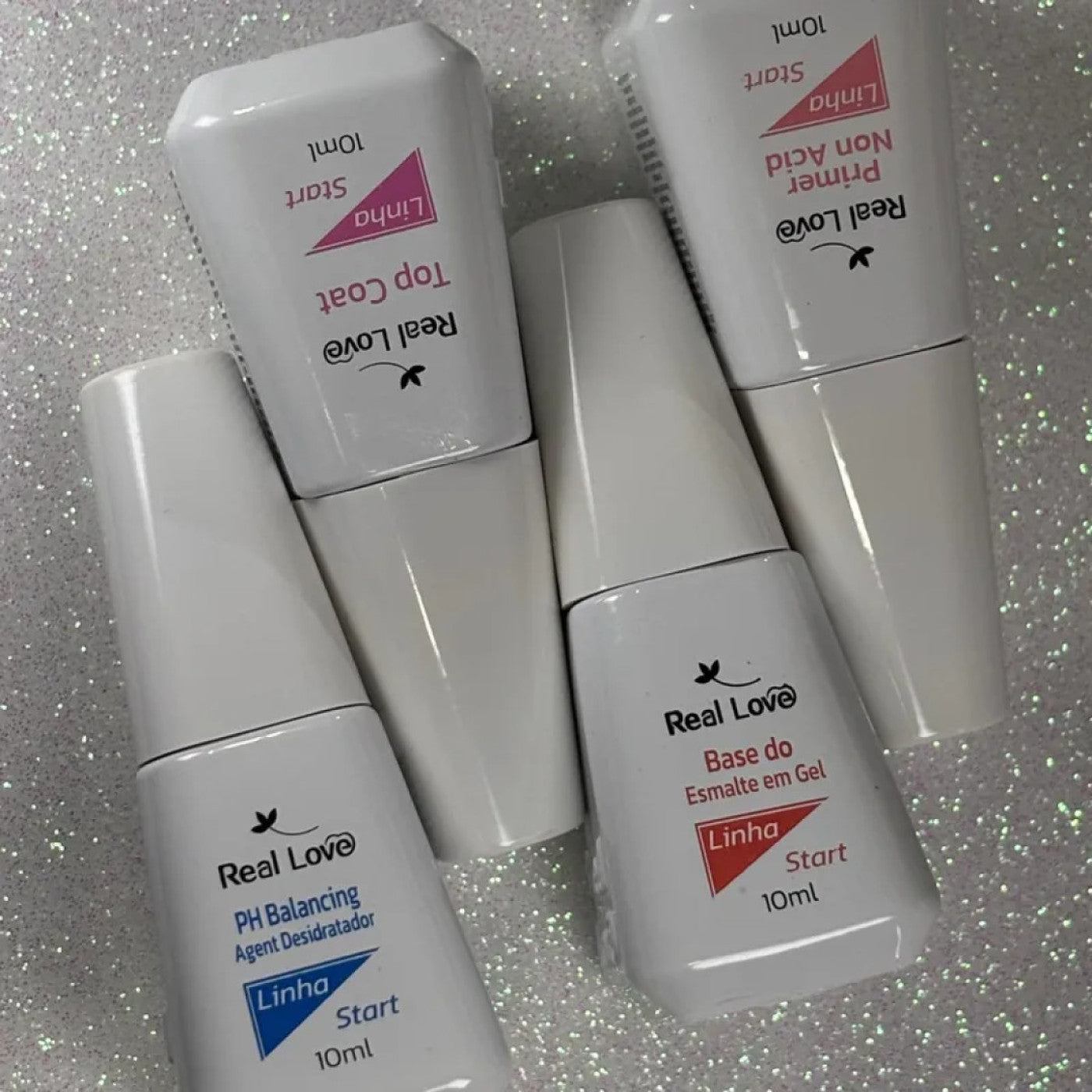 Top Coat Para Unhas Linha Start 10Ml - Real Love