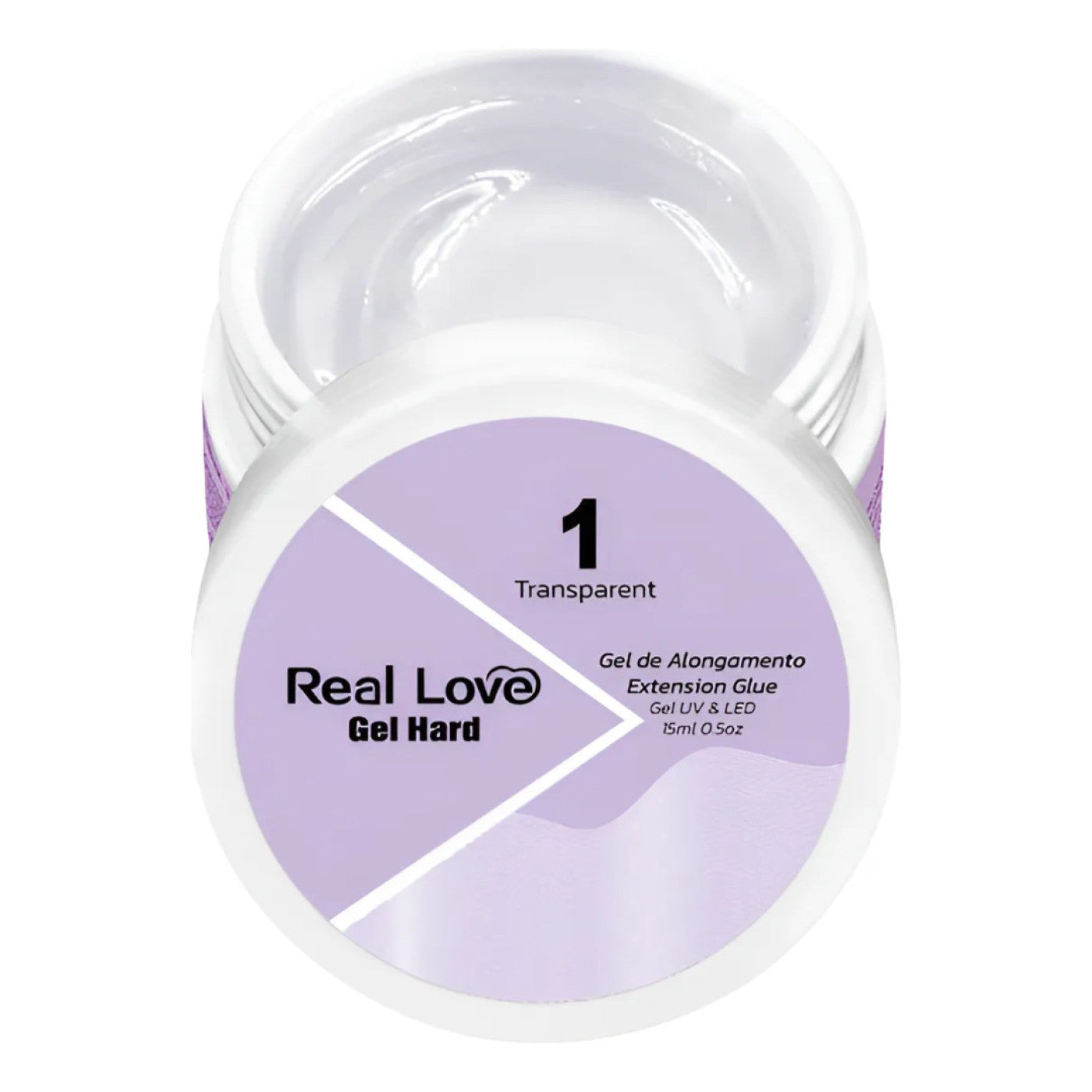 Gel De Alonga Recons Hard 1 Transparente Real Love 15Ml