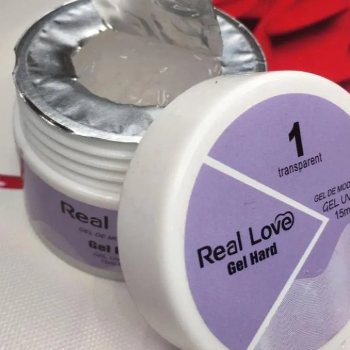 Gel De Alonga Recons Hard 1 Transparente Real Love 15Ml