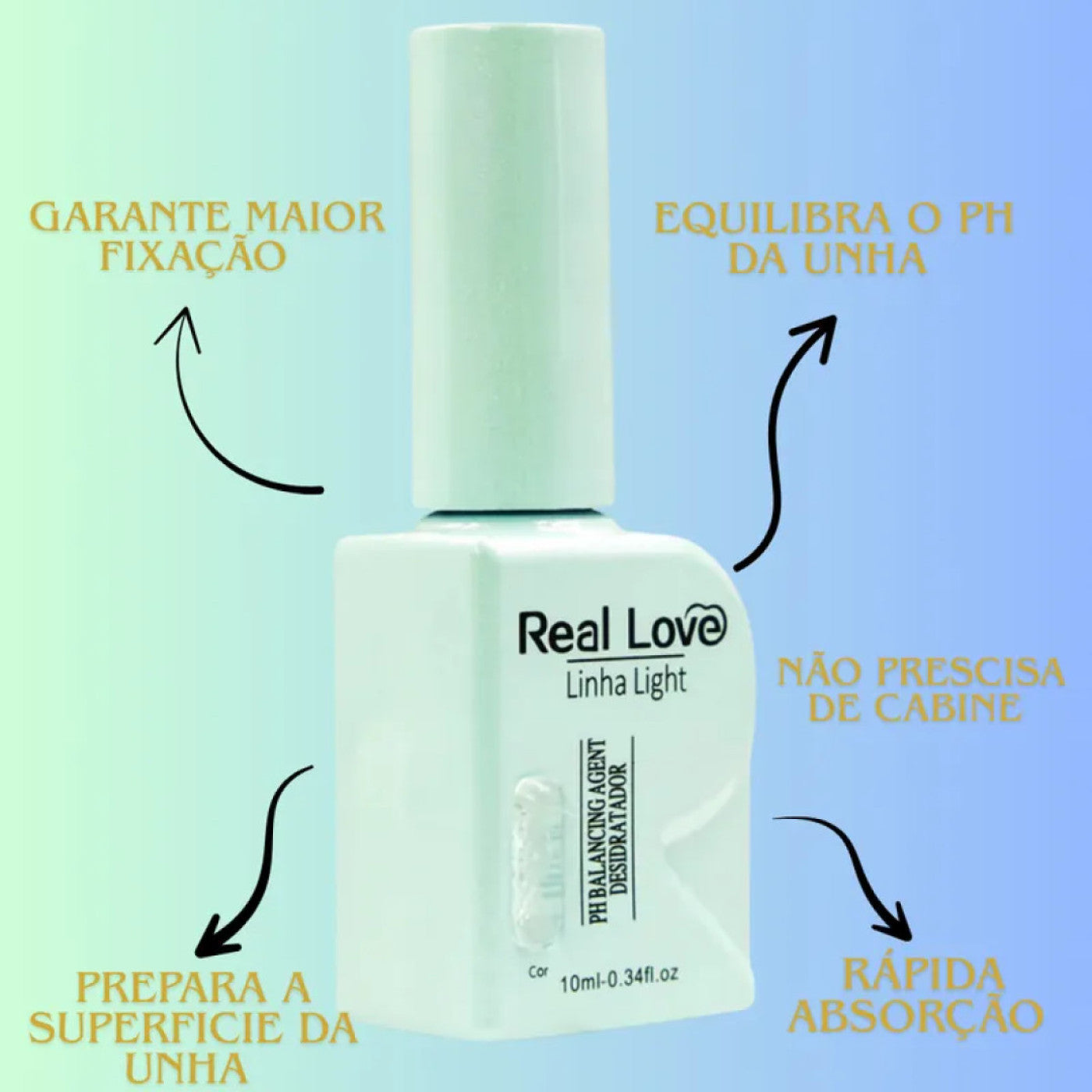 Ph Balancing  Diamante Linha Pro 10 Ml  Real Love