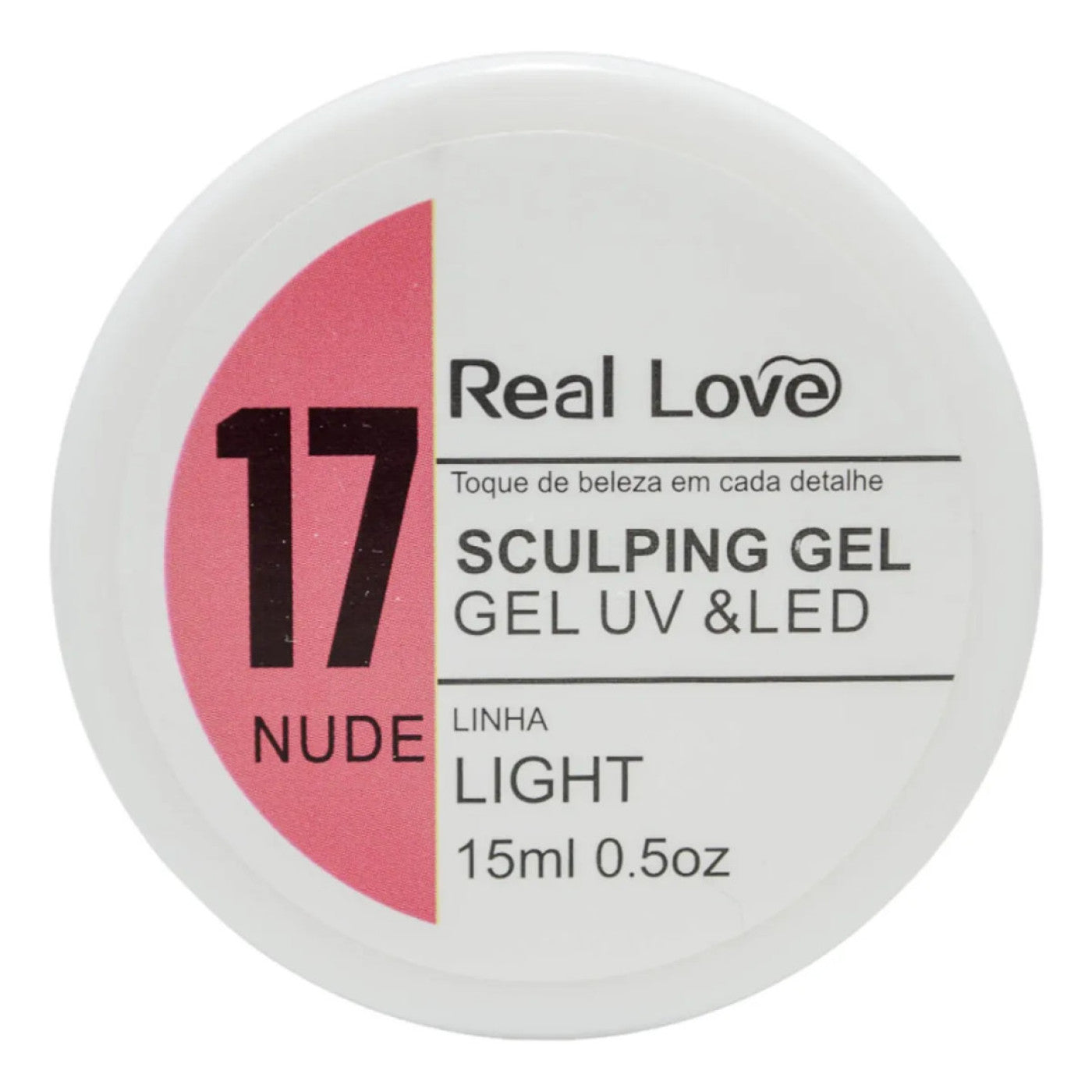 Gel Sculping Real Love Light Uv Led Alongamento De Unha 15Ml