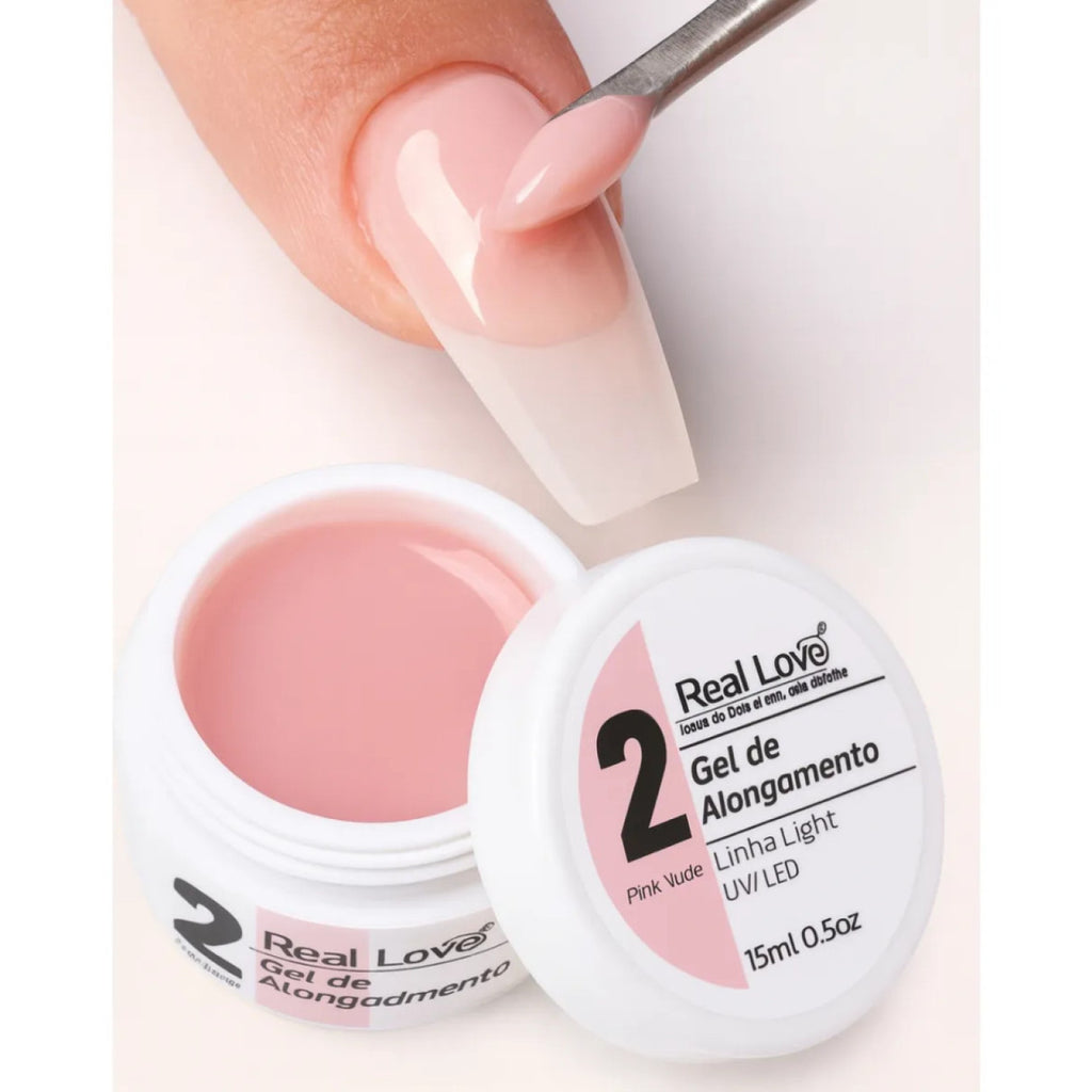 Gel De Alongamento De Unha Sculping 15Ml Light Real Love