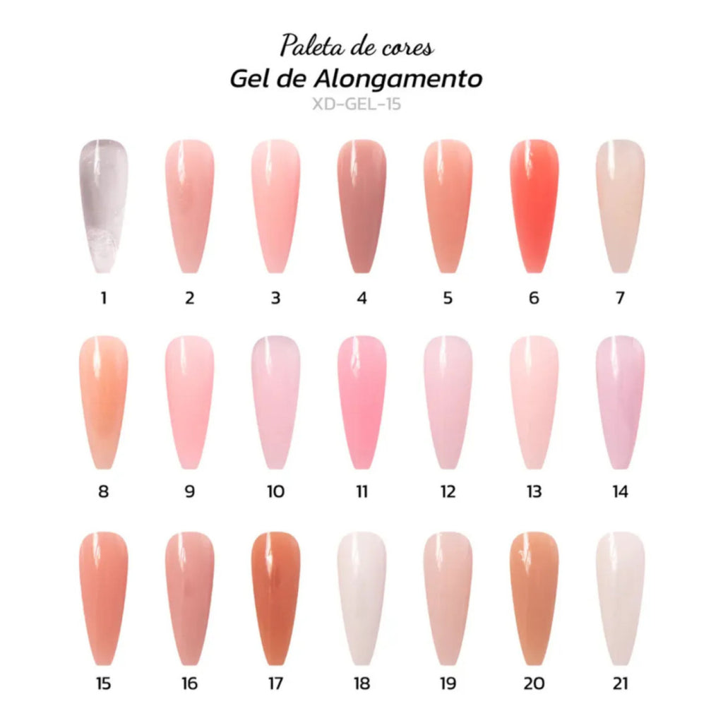 Gel De Alongamento De Unha Sculping 15Ml Light Real Love