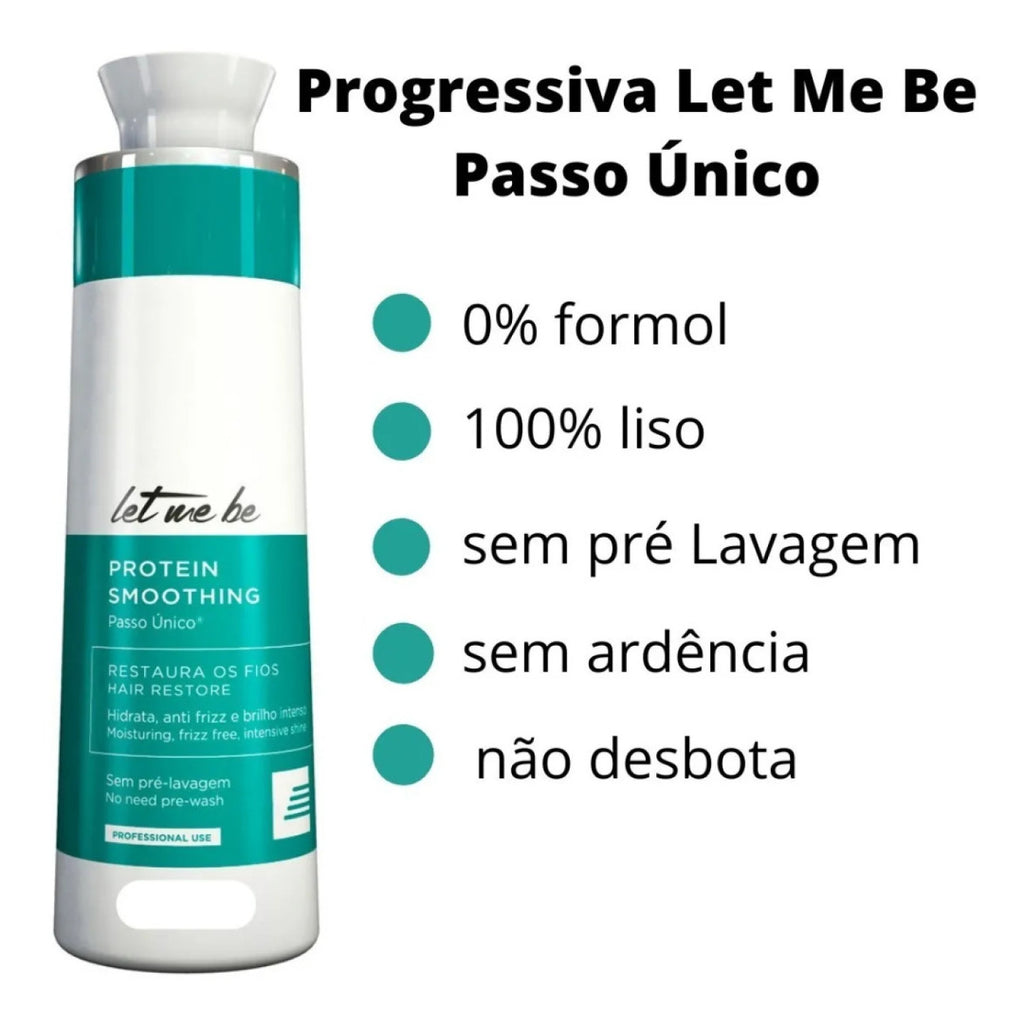 Let Me Be Escova Sem Formol Restaura Suave Passo Unico 500Ml