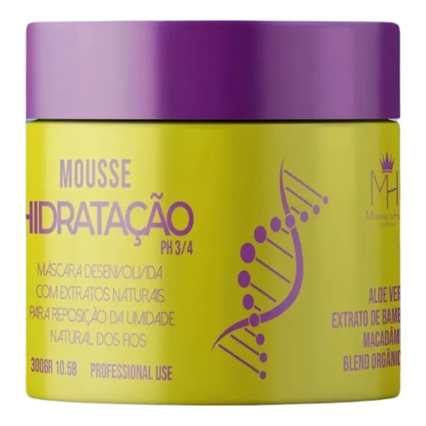 Mascara Mousse Hidratação Maranata Hair 300G