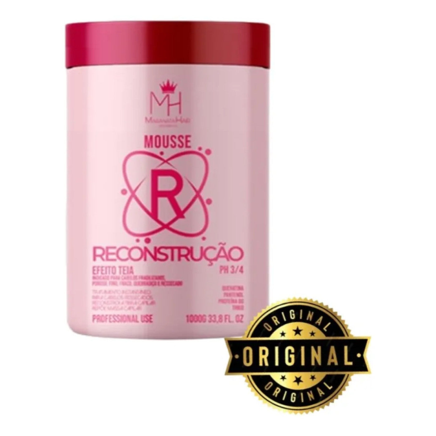 Máscara De Reconstrução Efeito Teia Maranata Hair 1Kg