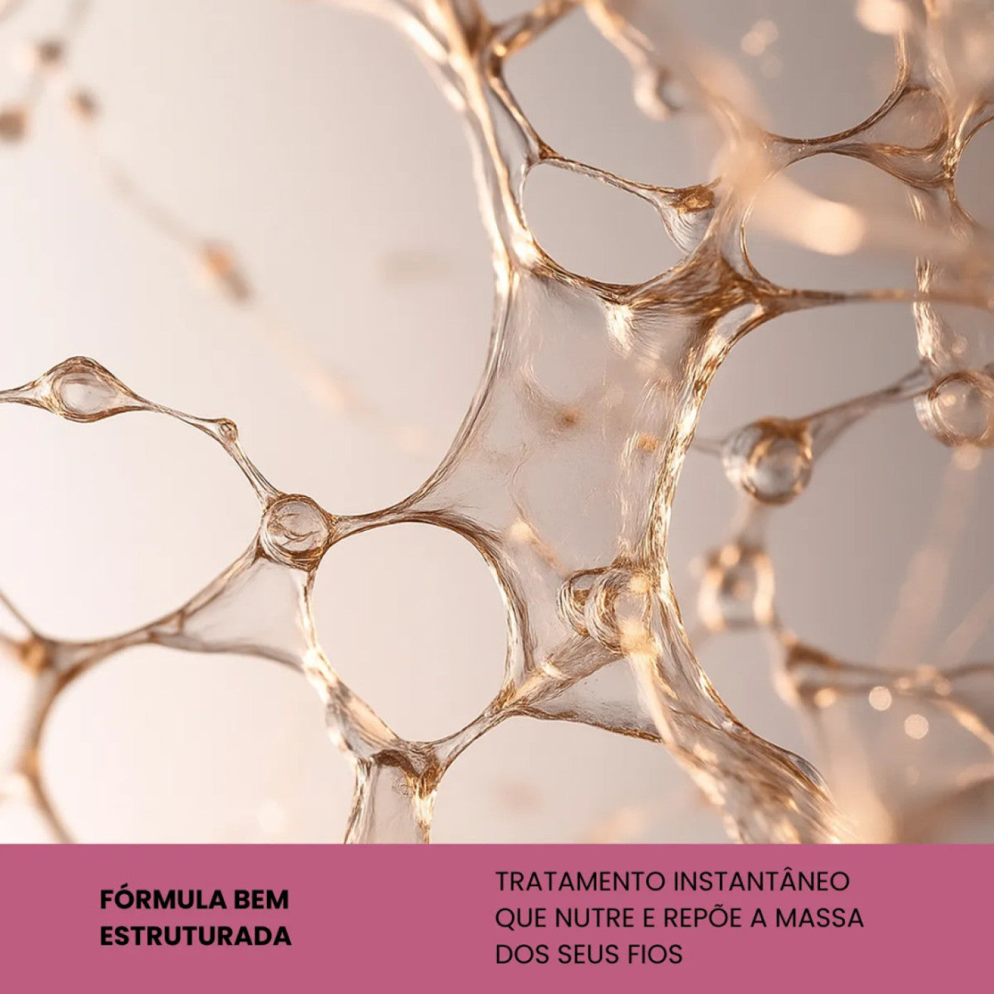 Máscara De Reconstrução Efeito Teia Maranata Hair 1Kg