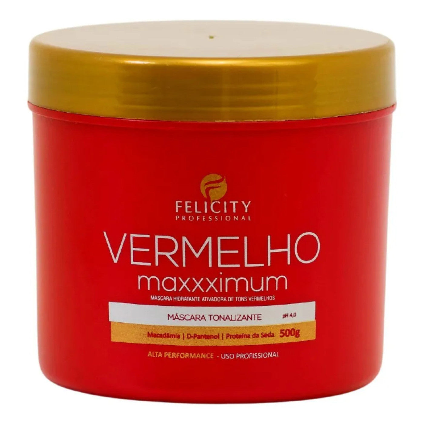 Mascara Tonalizante Vermelho Maxximum Felicity  500Gr