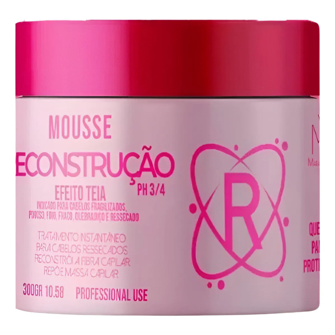 Mascara Mousse Reconstrução Efeito Teia Maranata Hair 300G
