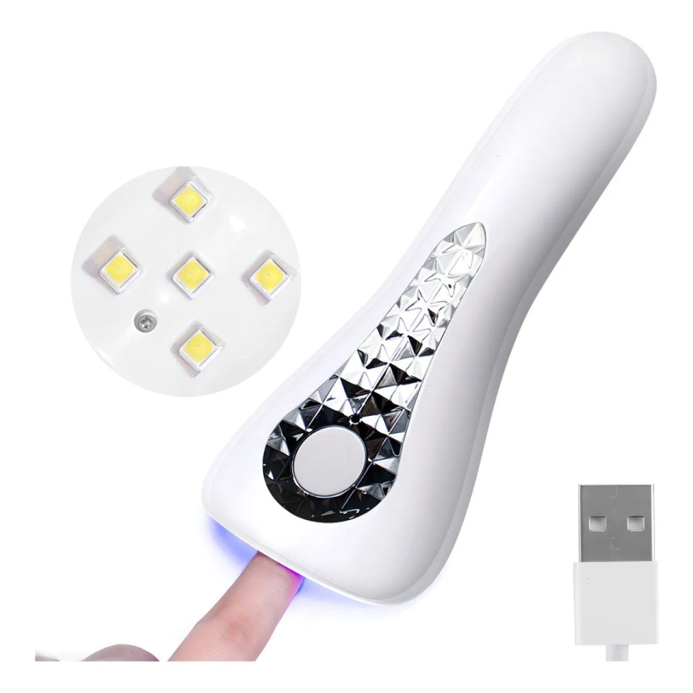 Mini Cabine Led Uv Portátil Secagem Unhas Gel Estufa 18W Q5