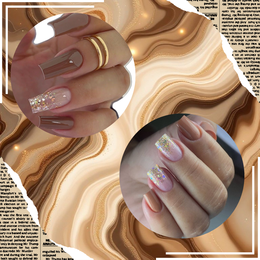 Kit Esmaltes Em Gel Tons De Marrons E Nude Dafu