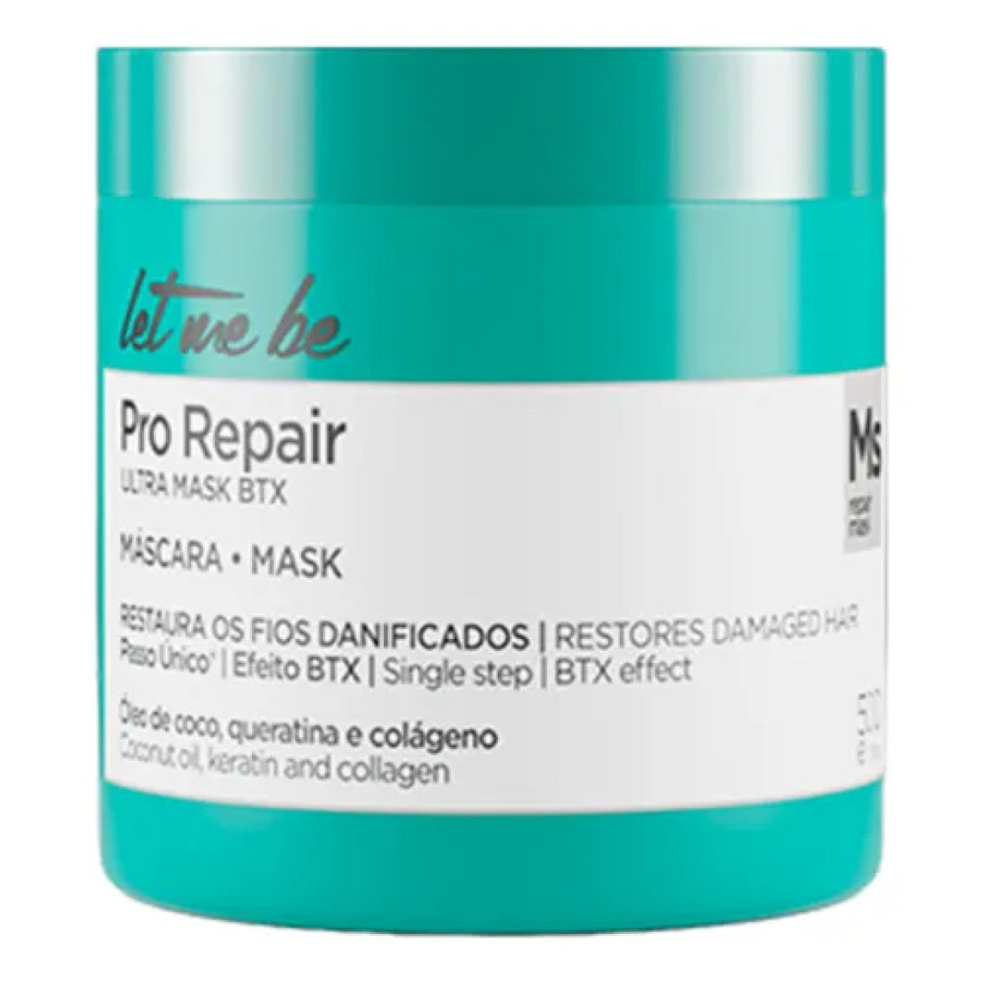 B-TOX Pro Repair Ultra Mask 500G Passo Único Let Me Be