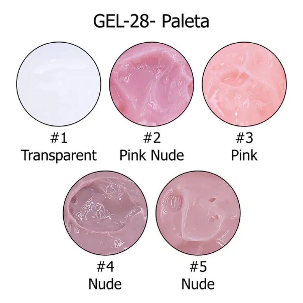 Gel Hard De Alongamento De Unhas Pink Nude 2 Real Love