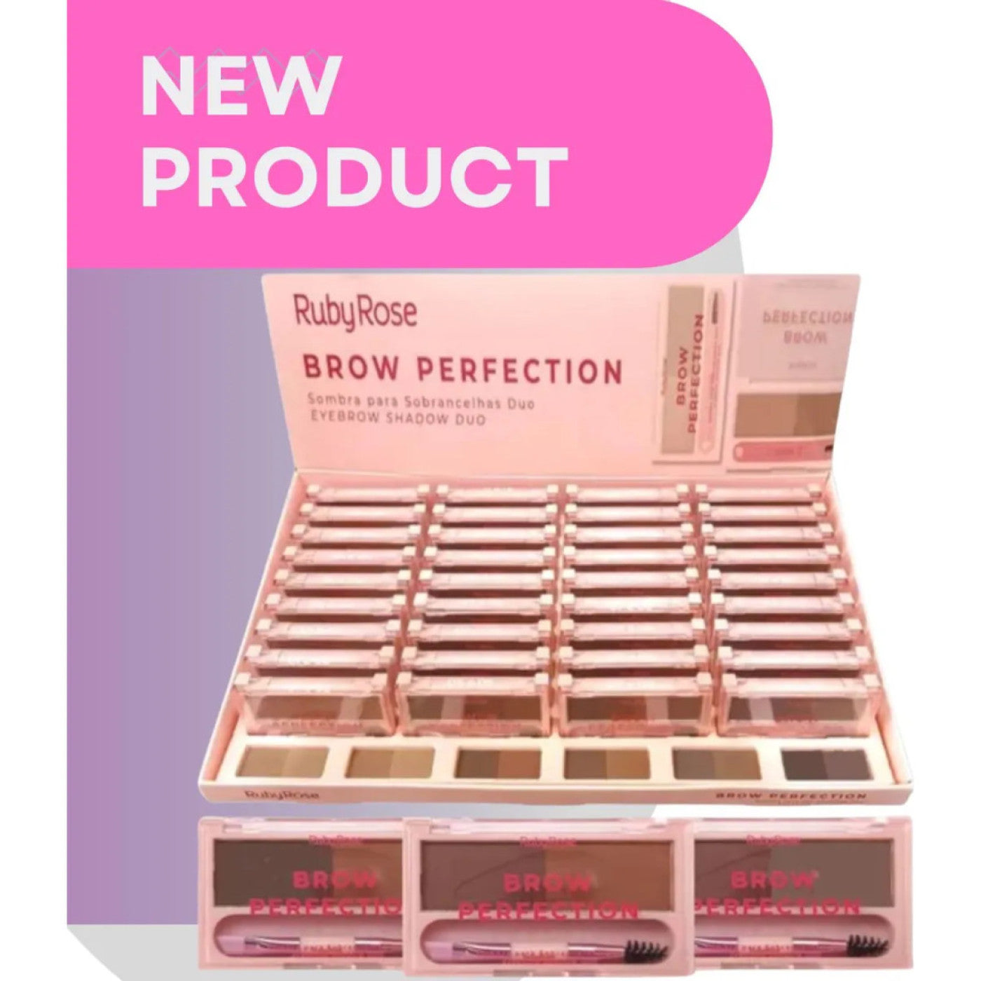 Sombra Para Sobrancelhas Duo Brow Perfection  - Cor: 11 e 12