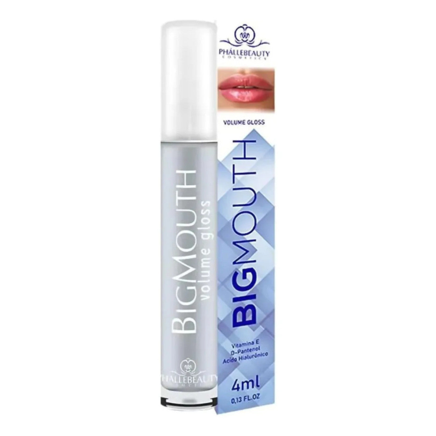 Gloss Labial Volume Phallebeauty Incolor Hidratação Ácido
