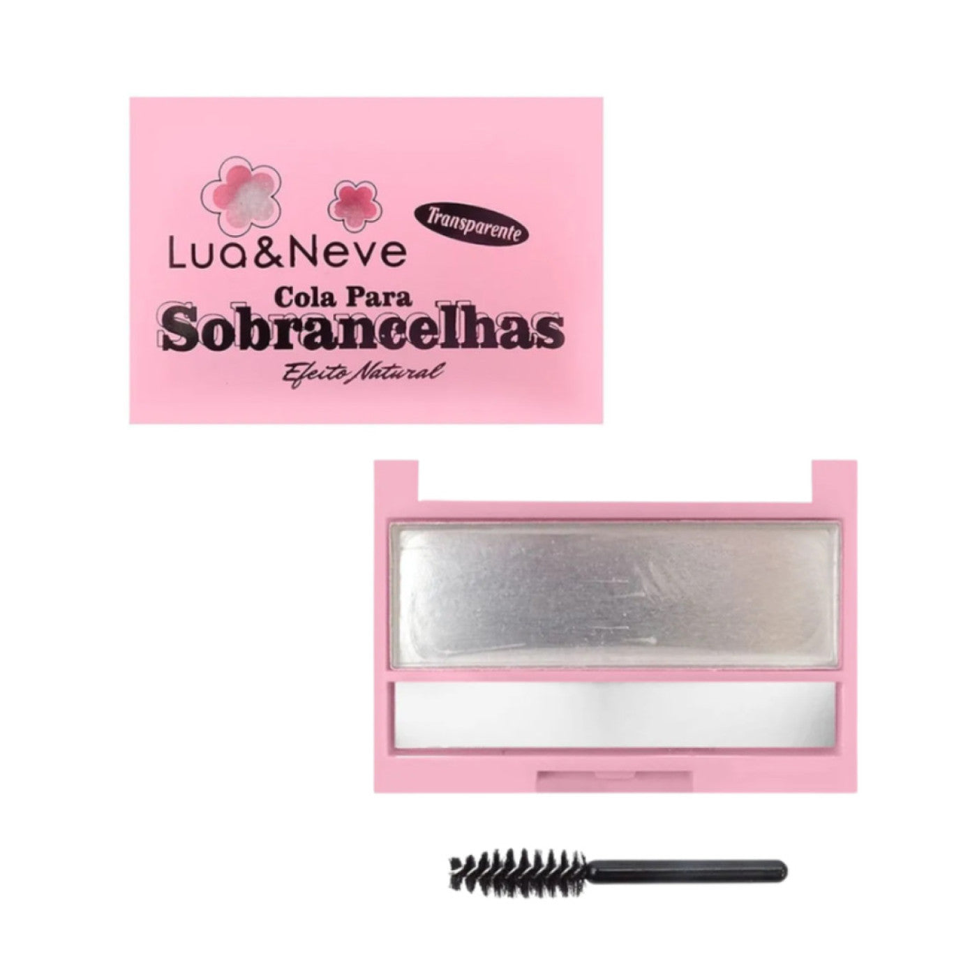 Gel De Sobrancelha Cola Lua&Neve Transparente Efeito Natural