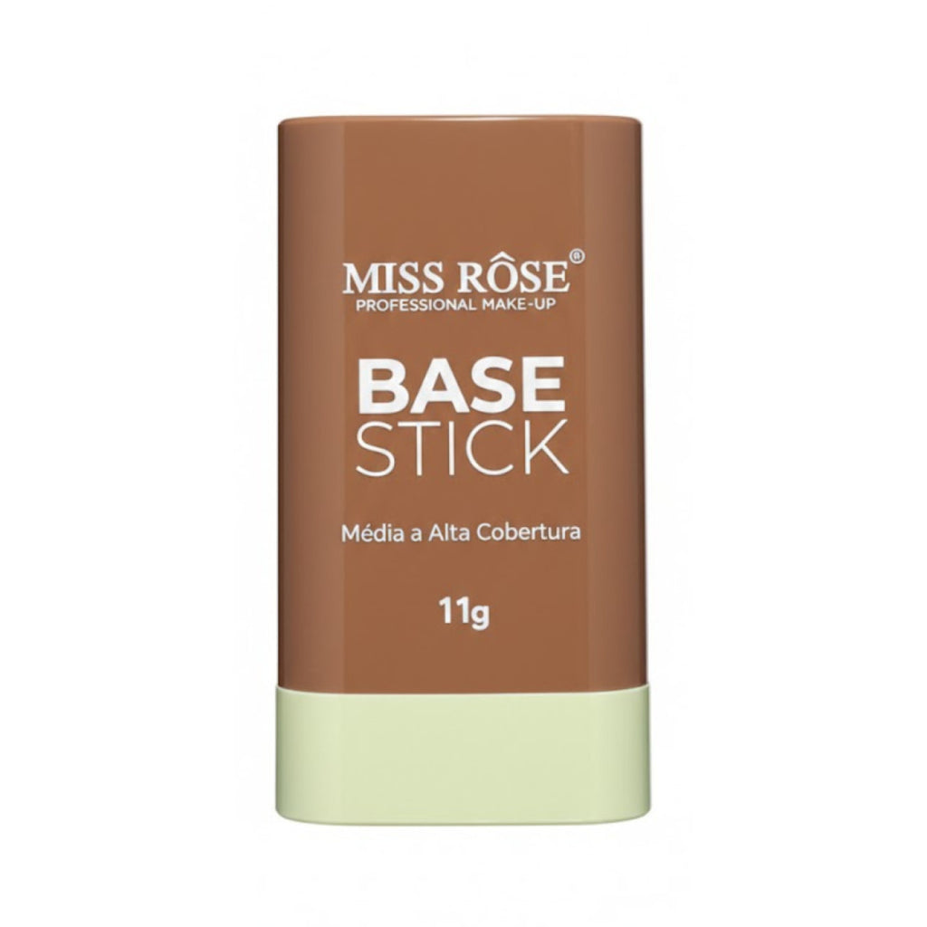 Base Stick Media Alta Cobertura Miss Rose - Cor: N02