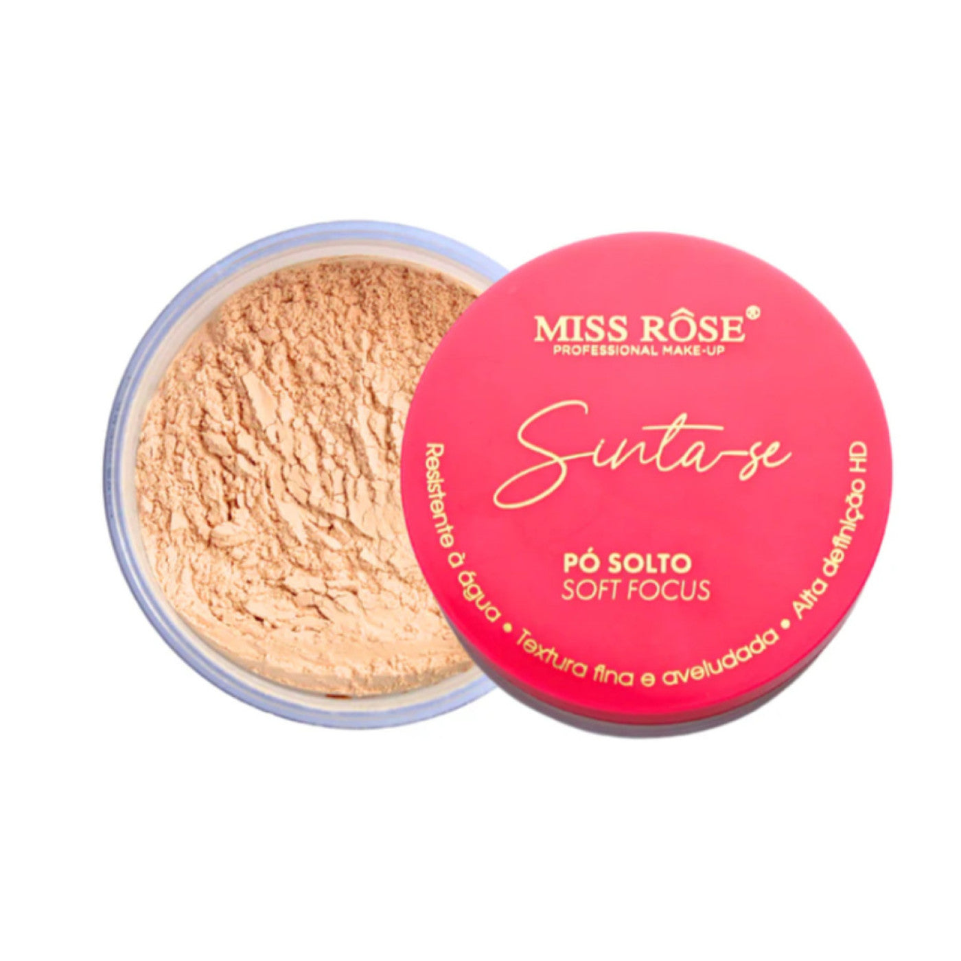 Pó Solto Facial Sinta-Se Miss Rose - Cor: 01