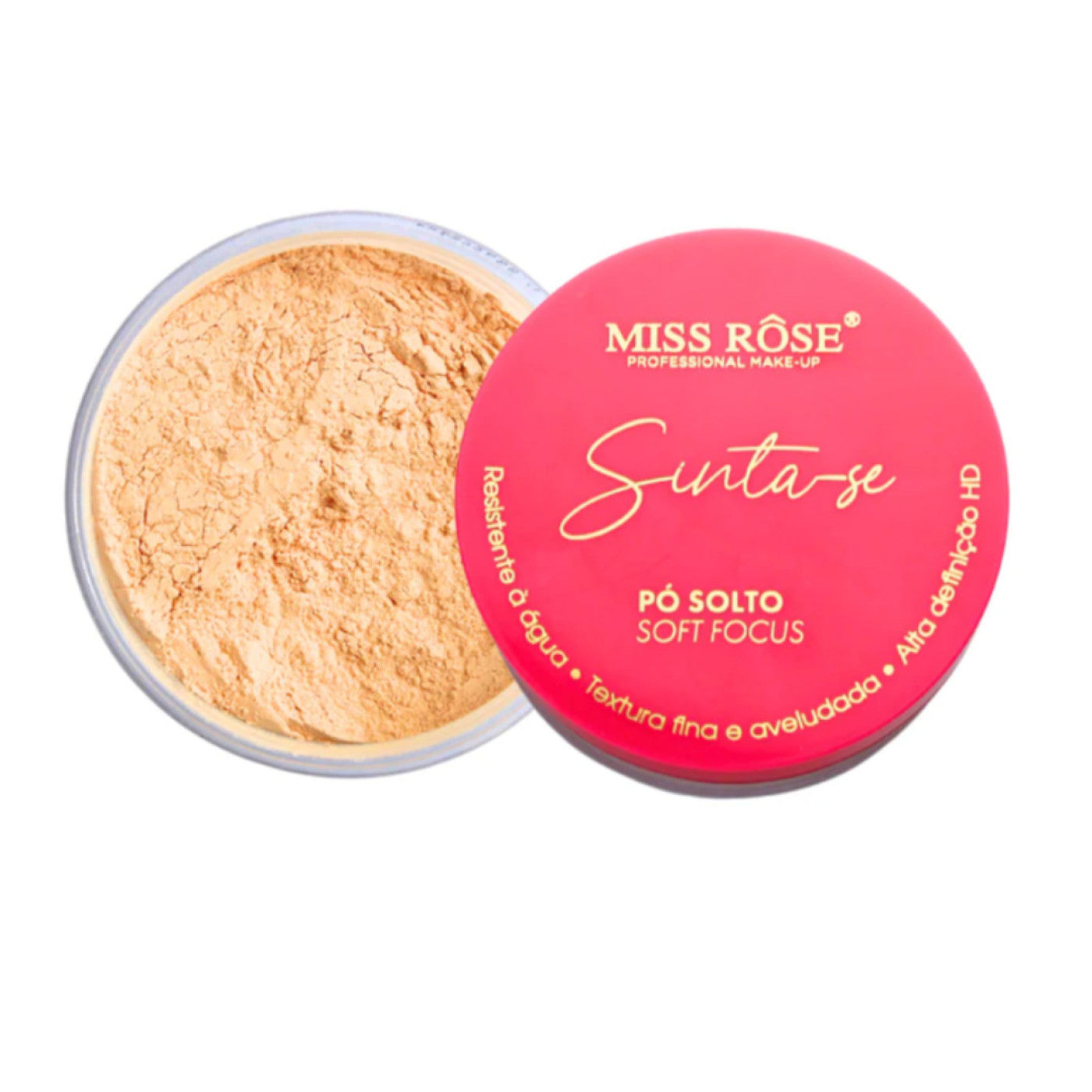 Pó Solto Facial Sinta-Se Miss Rose - Cor: 02