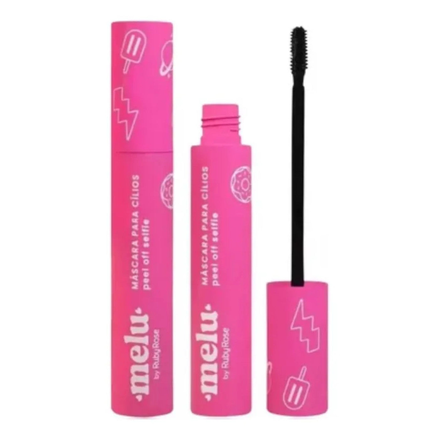 Mascara De Cilios Ruby Rose Melu Peel Off A Sua... Cor Selfi