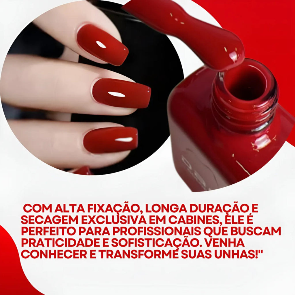 Kit Coleção 12 Esmaltes Em Gel Dafu Uv/Led -Tons De Vermelho