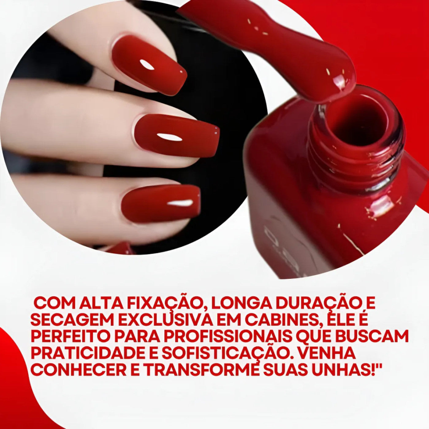 Kit Coleção 12 Esmaltes Em Gel Dafu Uv/Led -Tons De Vermelho