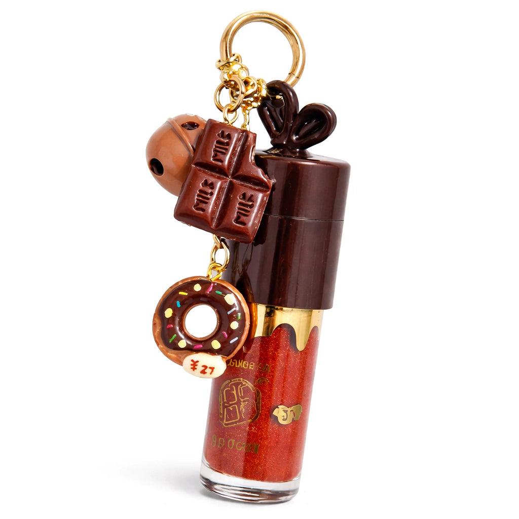 Lip Gloss Labial Chocolate C/ Chaveiro Mar Angel Kiss