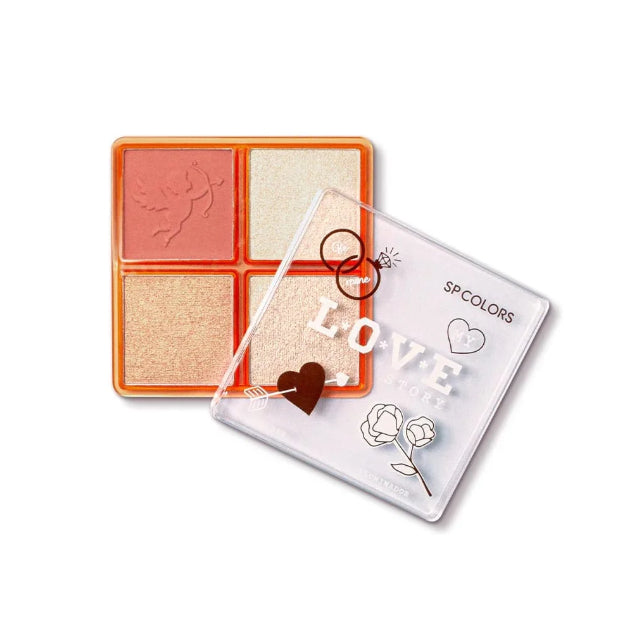 Blush e Iluminador Love Story SP Colors