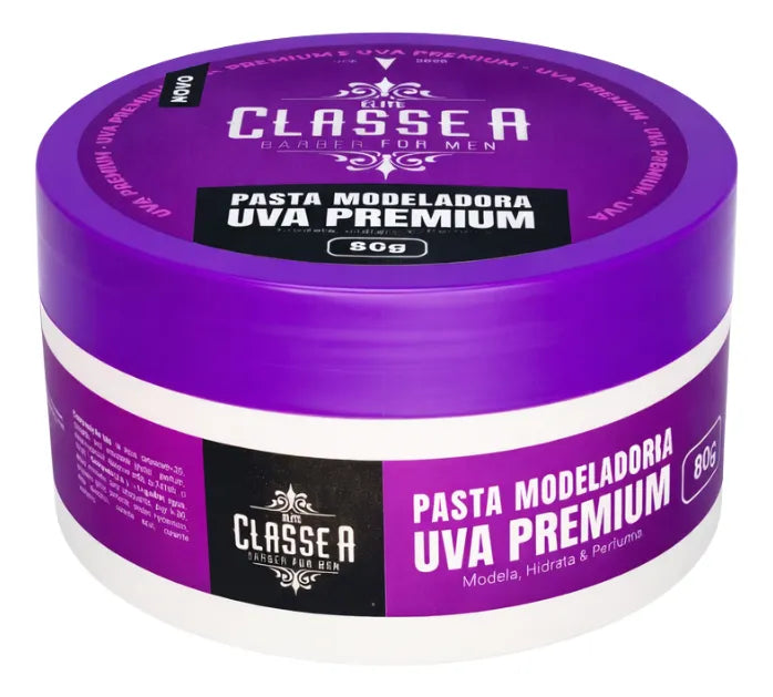 Pomada Pasta Uva Classe A Barber 80g Modela Hidrata