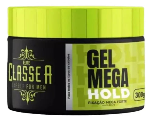 Gel Fixação Mega Forte Classe A 300g Mega Hold Incolor