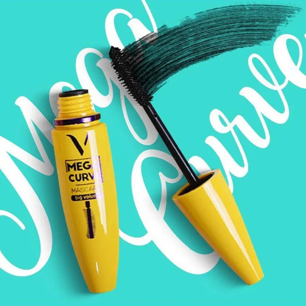 Máscara Para Cílios Mega Curve Vivai Big Volume Cor Preta