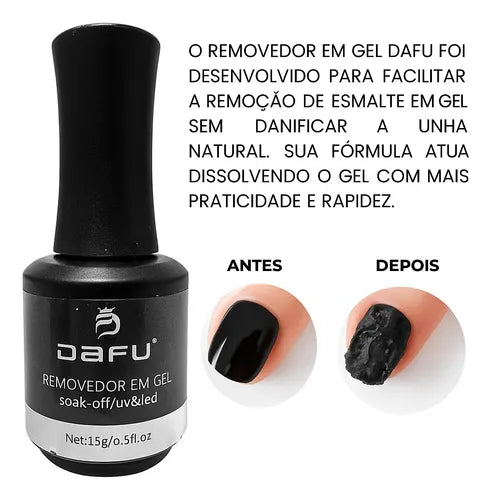 Removedor Gel Dafu 15ml Esmalte Uv Led Profissional
