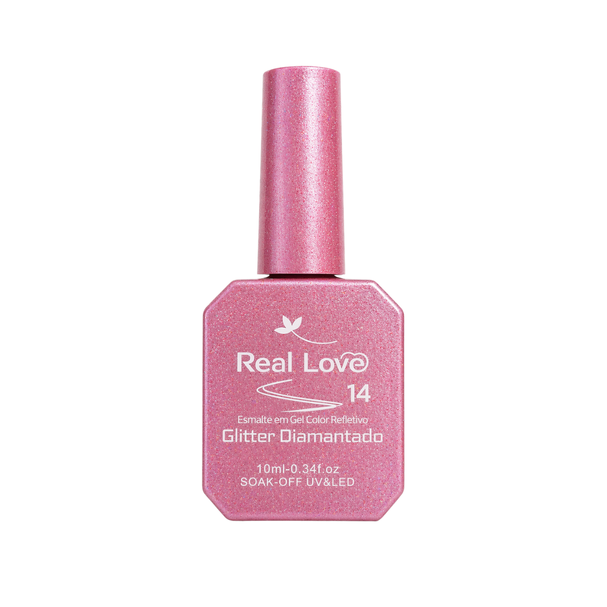 Esmalte em Gel Refletivo Real Love Coleção LT-39 Cor: 14