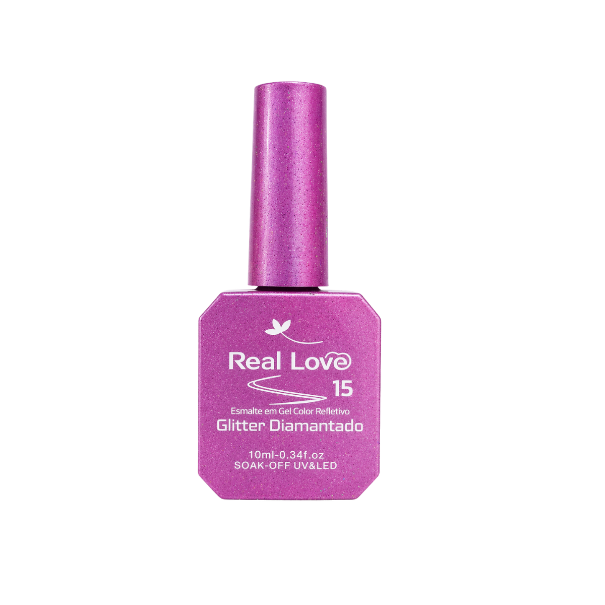 Esmalte em Gel Refletivo  Real Love Coleção LT-39 Cor: 15