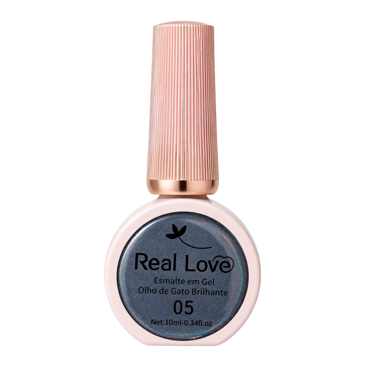 Esmalte Em Gel Refletivo Glitter Olho De Gato Cor: 05 10ml