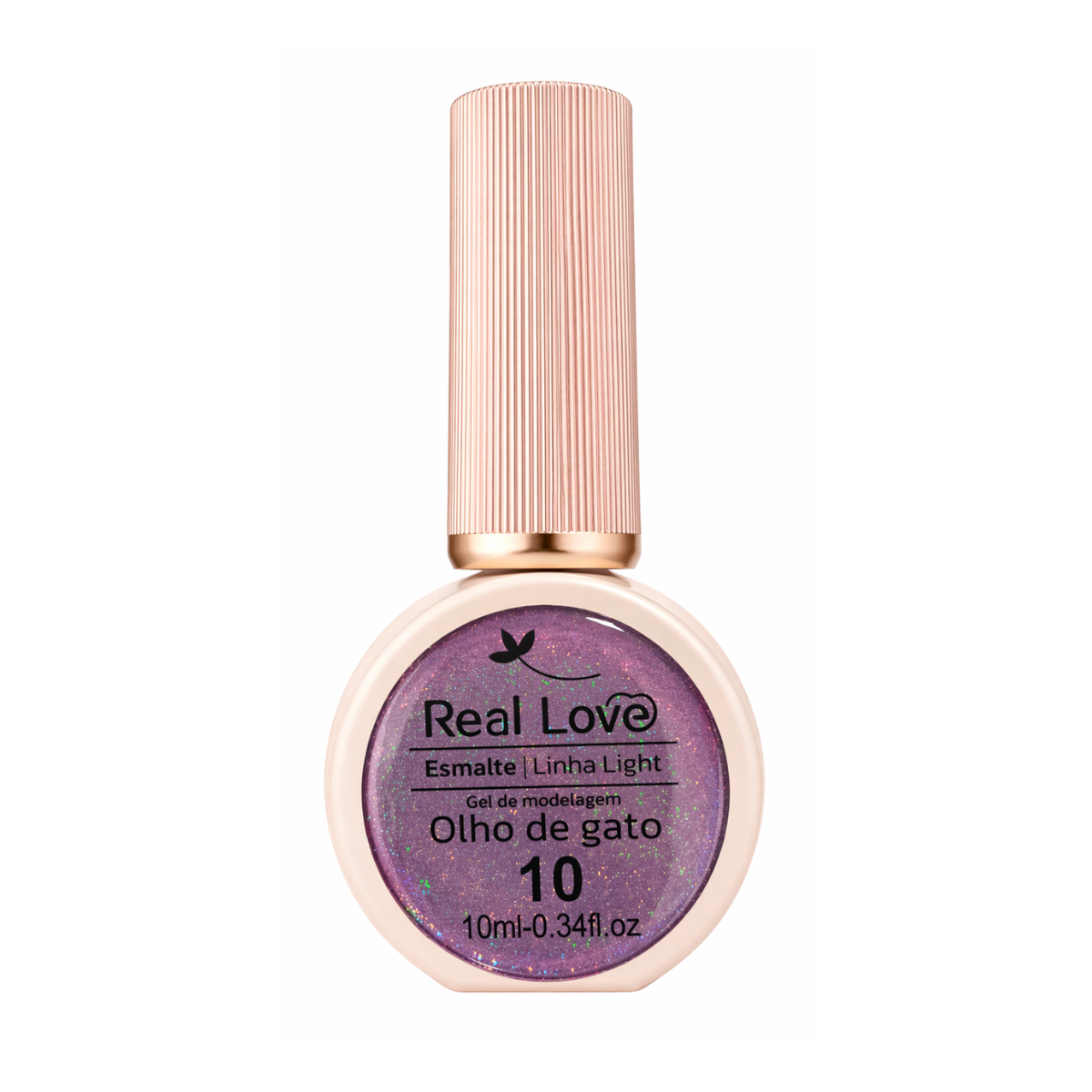 Esmalte Olho De Gato Real Love LT-41 Cor 10 Glitter 10ml