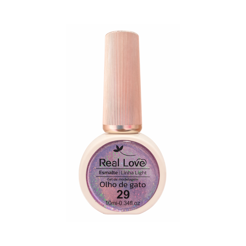 Esmalte Olho De Gato Real Love LT-41 Cor 29 Glitter 10ml