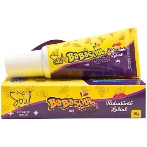 Babasoul, Hidratante Labial Gostinho De Chiclete Uva Babasoul