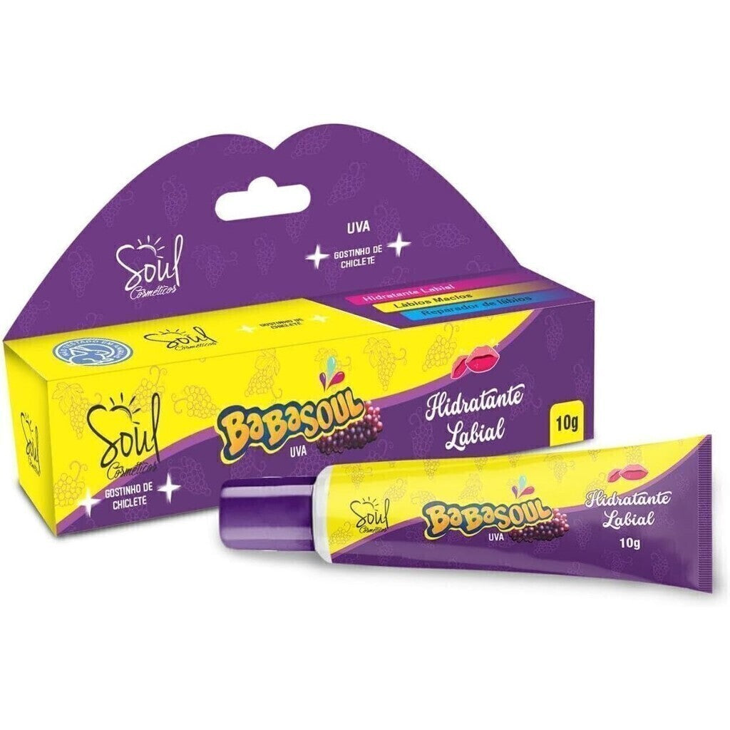 Babasoul, Hidratante Labial Gostinho De Chiclete Uva Babasoul